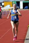 Lydia Turner (Birtley) on her way to beaking 10 minutes in the 3000 metres at the North of England, Div. 4E, Whitley Bay.